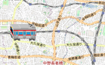 動く鉄道路線図